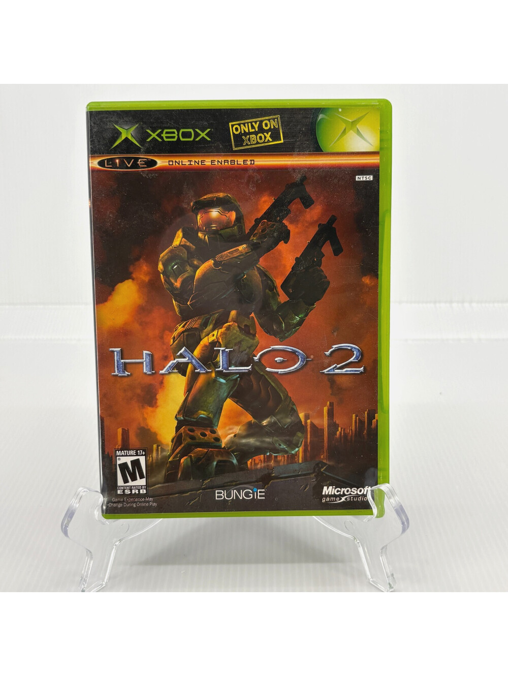 Microsoft Xbox Halo 2 Original Xbox Complete CIB NTSC With Manual Disc Untested